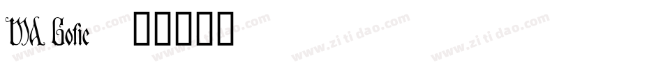 MA Gotic字体转换